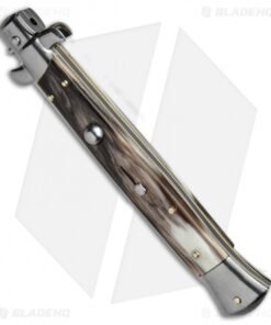 Alternative view of Frank B 11" Italian Stiletto Auto Brazilian Horn (5" Satin Bayonet)