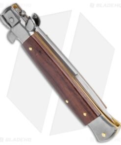 Alternative view of Frank B 9" Italian Stiletto Bayonet Knife Palisander Wood (4" Satin)