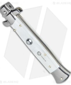 Alternative view of Frank B 9" Italian Stiletto Kris Knife Pearlex (4" Satin)
