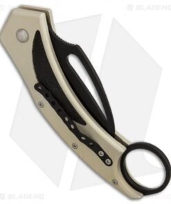 Alternative view of Frank B Beltrame Karambit Automatic Knife Tan (2.5" Black)