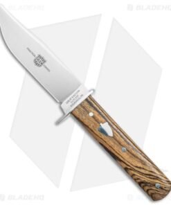 GEC H30121 Hunter Fixed Blade Knife Bocote Wood (3.9" Satin)