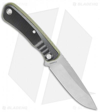 Gerber Downwind Drop Point Fixed Blade Flat Sage Green (4.3" Satin) 30-001818 - Image 2