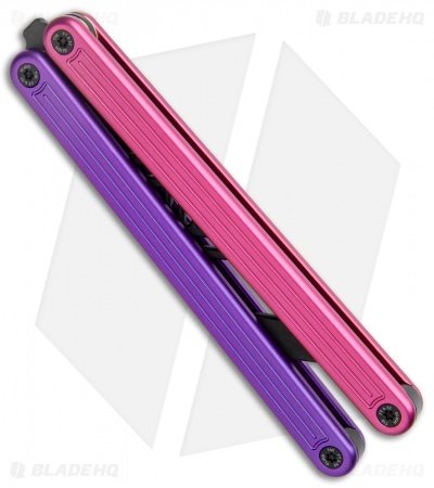 Glidr Arctic Series Butterfly Trainer Knife Milky Way (4.25" Black) - Image 3