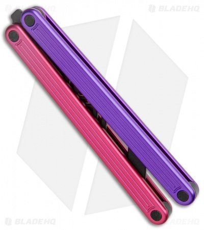 Glidr Arctic Series Butterfly Trainer Knife Milky Way (4.25" Black) - Image 2