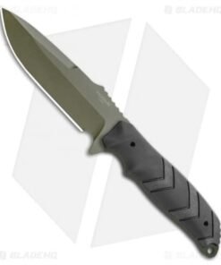 HK Fray Fixed Blade Knife Black Rubber (4.25" OD Green) 55251
