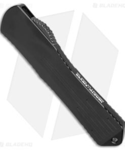 Alternative view of Heretic Knives Manticore-X DE OTF Knife Black (3.75" Battleworn Black)H032-8A
