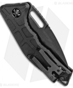 Alternative view of Heretic Knives Martyr Tanto Automatic Knife Black Tactical Aluminum (3" Black)