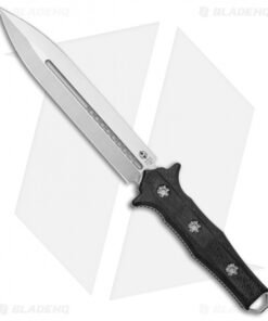Heretic Knives Nephilim Fixed Blade Knife Carbon Fiber (6.5" Stonewash)