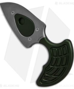 Alternative view of Heretic Knives Sleight Modular Push Dagger Knife Green Aluminum (3" Battleworn)