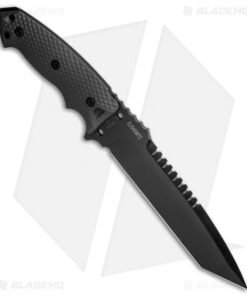 Alternative view of Hogue Knives EX-F01 Large Tanto Fixed Blade Black G-10 (7" Black) 35109