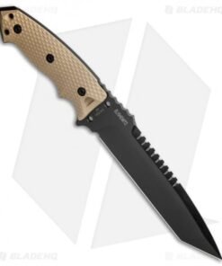 Alternative view of Hogue Knives EX-F01 Large Tanto Fixed Blade FDE G-10 (7" Black) 35108