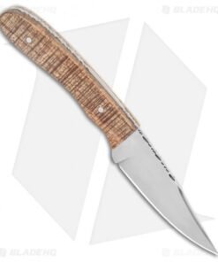 Alternative view of Hunter Handmade Knives Dressed Up EDC Fixed Blade Knife Blackwood (3.25" Satin)