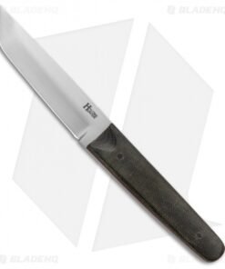 Hunter Handmade Knives Tanto Black Canvas Micarta (3.75" Satin)