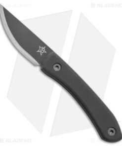 JB Knife & Tool Companion XL Fixed Blade Knife Black G-10 (2.90" Black)
