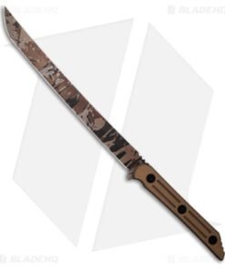 Jack Hoback Kwaichete Copperhead Camo Fixed Blade Knife CoyoteSureTouch(12"Camo)