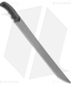 Alternative view of Jake Hoback Knives Fixed Blade Machete "The Way" Black Micarta (18" Stonewash)