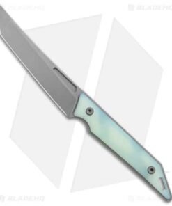 Jake Hoback Knives Goliath Fixed Blade Knife Jade G-10 (3.1" SW)