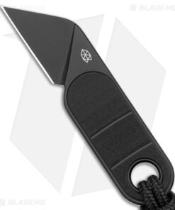 James Brand The Abbey Fixed Blade Knife Black Vinyl (1.2" Black)