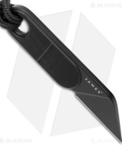 Alternative view of James Brand The Abbey Fixed Blade Knife Black Vinyl (1.2" Black)