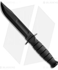 Ka-Bar Short Fighting/Utility Knife Black GFN Sheath (5.25" Black) 1258