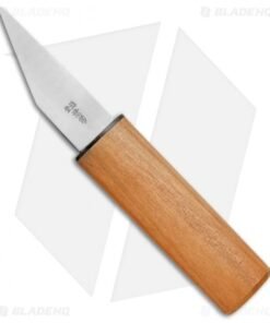 Kanetsune Kiridashi Fixed Blade Knife Cherry Wood (2.75" Satin)