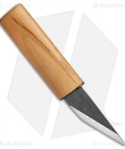 Alternative view of Kanetsune Kiridashi Fixed Blade Knife Cherry Wood (2.75" Satin)