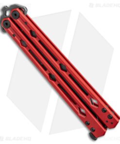 Alternative view of Kershaw Lucha Balisong Butterfly Knife Red (4.5" Blackwash) 5150RDBW