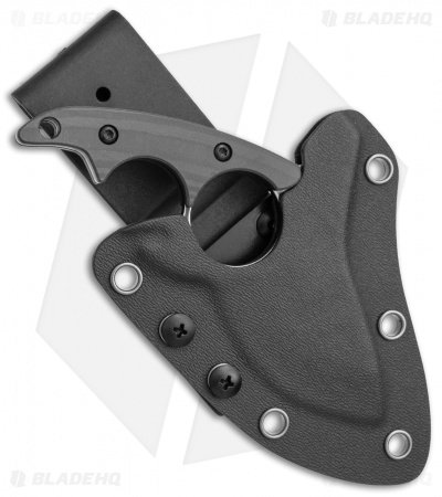Kizer Shark Tooth Fixed Blade Knife Carbon Fiber (2.6" Black SW) 1043N2 - Image 3