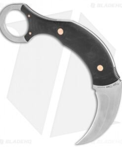 Alternative view of Kizer Tiger Claw Karambit Fixed Blade Knife Black G-10 (1.4" SW) 1041