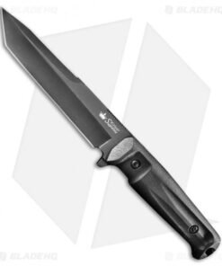 Kizlyar Supreme Knives Aggressor D2 Tactical Fixed Blade Knife (6" Black)