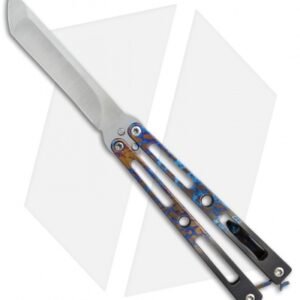 VMX Vallotton/Maverick Balisong Butterfly Knife "Ignition" Ti (4.25" Satin)