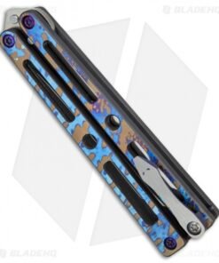 Alternative view of VMX Vallotton/Maverick Balisong Butterfly Knife "Nebula Tuxedo" (4.25" Satin)