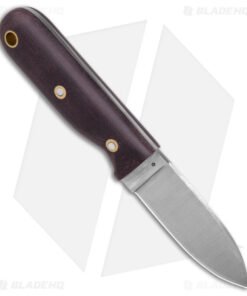 Alternative view of LT Wright Bushbaby Fixed Blade Knife Double Red Matte Micarta (3" Satin O1)
