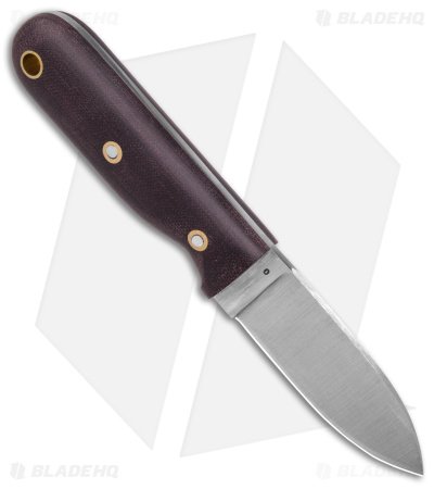 LT Wright Bushbaby Fixed Blade Knife Double Red Matte Micarta (3" Satin O1) - Image 2
