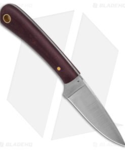 Alternative view of LT Wright Frontier Valley A2 Fixed Blade Double Red Micarta (3" Satin)