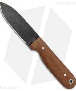 LT Wright Knives Bushcrafter HC Fixed Blade Knife Micarta (4" High Carbon)