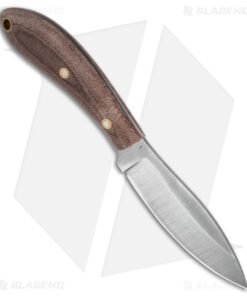Alternative view of LT Wright Large Northern Hunter Fixed Blade Matte Rustic Brown (4.25" Satin)