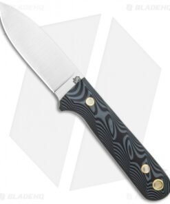 LT Wright Next Gen Fixed Blade Gray/Black G10 Swirl Flat Grind (3.25" Satin A2)