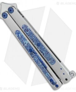 Alternative view of Les Voorhies Custom Knives Balisong Butterfly Knife Timascus (4.1" Satin)