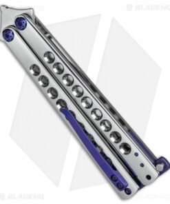 Alternative view of Les Voorhies Custom Model 2 Balisong Butterfly Knife Titanium (4.25" Satin)