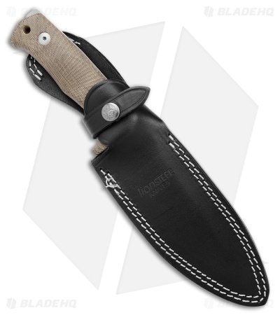LionSteel T5 Fixed Blade Knife Green Micarta (5" Satin) - Image 3