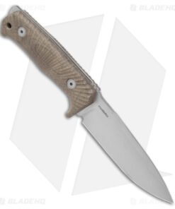 Alternative view of LionSteel T5 Fixed Blade Knife Green Micarta (5" Satin)