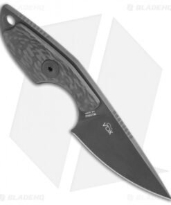 Alternative view of MKM Voxnaes Mikro 1 Fixed Blade Knife Carbon Fiber (2" Black)