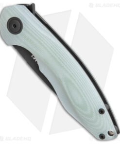 Alternative view of MKM Exclusive Voxnaes Timavo Liner Lock Knife Natural G-10 (2.87" Black)