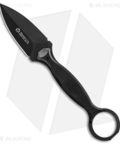 Maserin 922 Neck Line Karambit Fixed Blade Knife Black G-10 (2.6" Black)