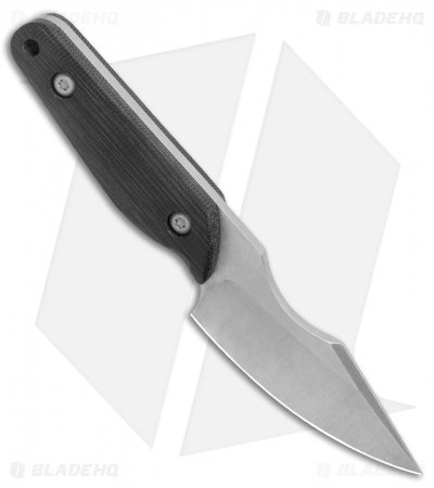 Maverick Customs Evo Mini Harpoon Fixed Blade Knife Black Micarta (3.25" SW) - Image 2