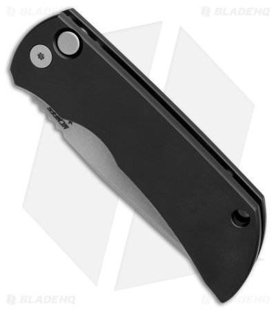 McNees Knives MAC2 AutoMac Knife Black Aluminum (3.5" Bead Blast MagnaCut) - Image 2