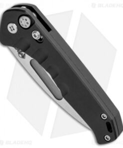 Alternative view of Medford Praetorian Swift Automatic Knife Black Aluminum (3.3" Tumbled)