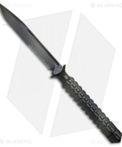 Microtech A.D.O. Knife S/E Fixed Blade Knife (4.5" Green Camo Serr) 116-2GC