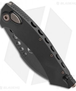 Alternative view of Microtech Signature Series Hawk Automatic Knife Black DLC (4" Black)